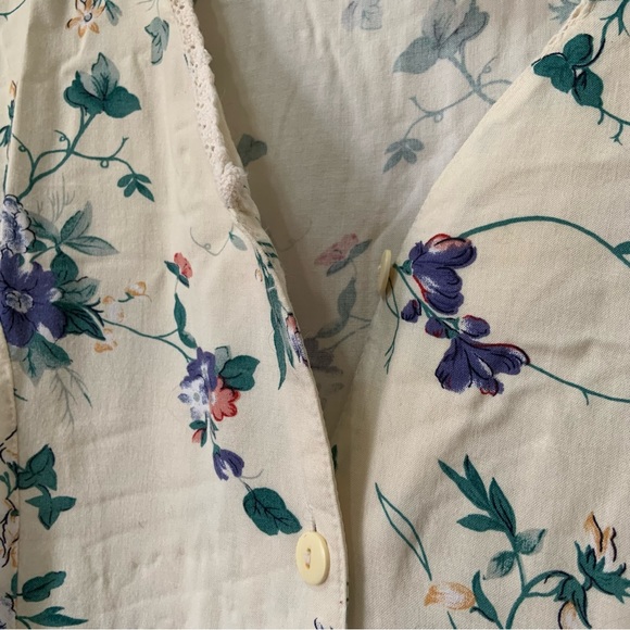 Vintage 90s Women’s Plus Tie Back Floral Dress - Size 42 - Picture 6 of 8